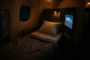 Dlhé lety Austrian Airlines - business class na palube diaľkového letu