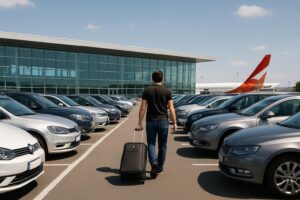 Parkovanie na letisku Viedeň – parkovisko pred terminálom