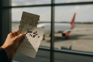 Cestovné poistenie a letenka Austrian Airlines - cestovné dokumenty na letisku